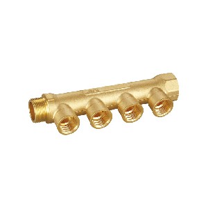 Cheapest price 4ways brass manifold A-1012