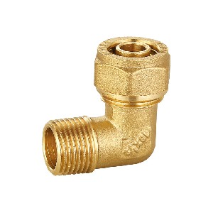 Hot sale 90 degree elbow compression brass fitting A-1305