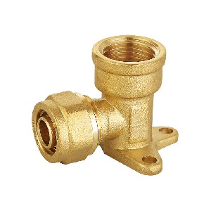 Wall mounted brass elbow female thread brass fitting A-1311