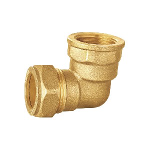 90 Degree elbow brass pipe fitting A-1503