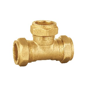 3 Way female thread brass pipe fitting A-1505