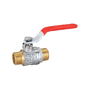 Good price long handle M/M thread brass ball valve A-2003