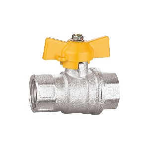 FF thread nickle plated brass full bore ball valve A-2052