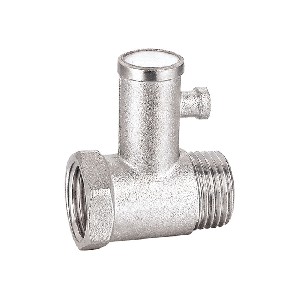 Brass water heater safety valve A-3018