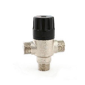 3 ways brass thermostatic shower mixing valve for solar hot waterA-3022