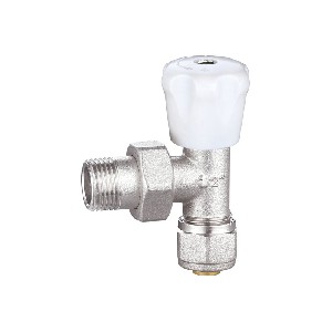 Radiator valve with plastic handle B-4018