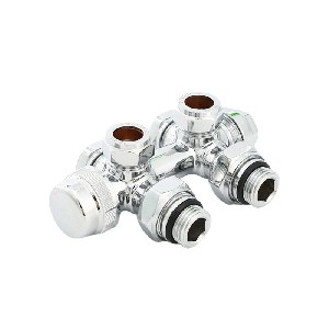 Chrome plated manual brass Radiator valve A-4036