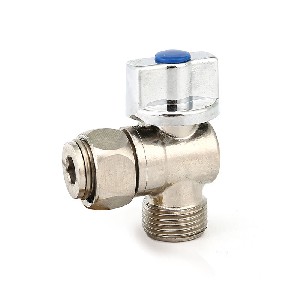 Adjustable quick open brass angle valve A-5020