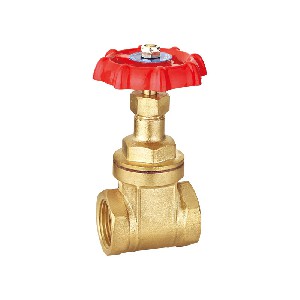 Manual drive thread connection brass gate valve A-6005