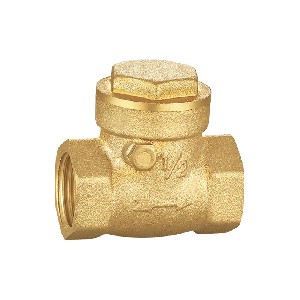 High quanlity non-return brass swing check valve A-8006