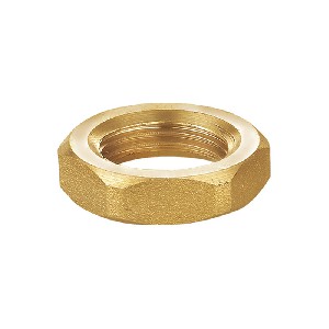 Simple brass color brass nut A-9004