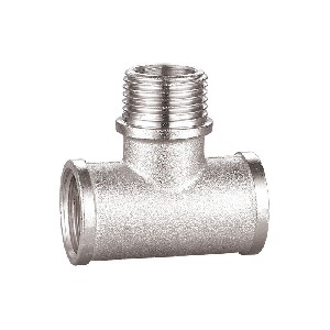 Quick install tee pipe union connector A-9017