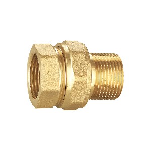 Forged brass compression fitting A-9041