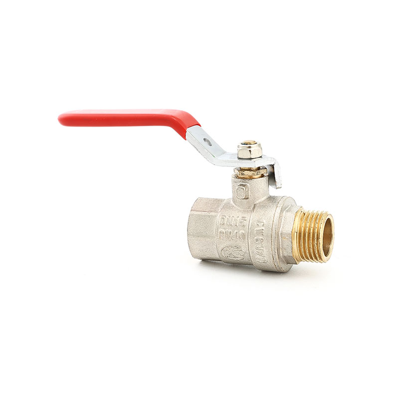 Brass full bore ball valve with long handle A-2006