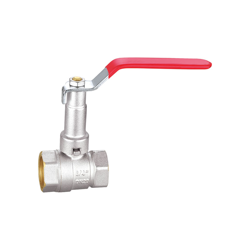 Air conditioning valve with high long handle ball valve A-2031